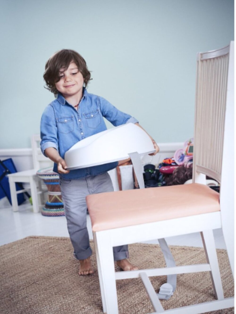 BabyBjörn Booster Seat, Color: White